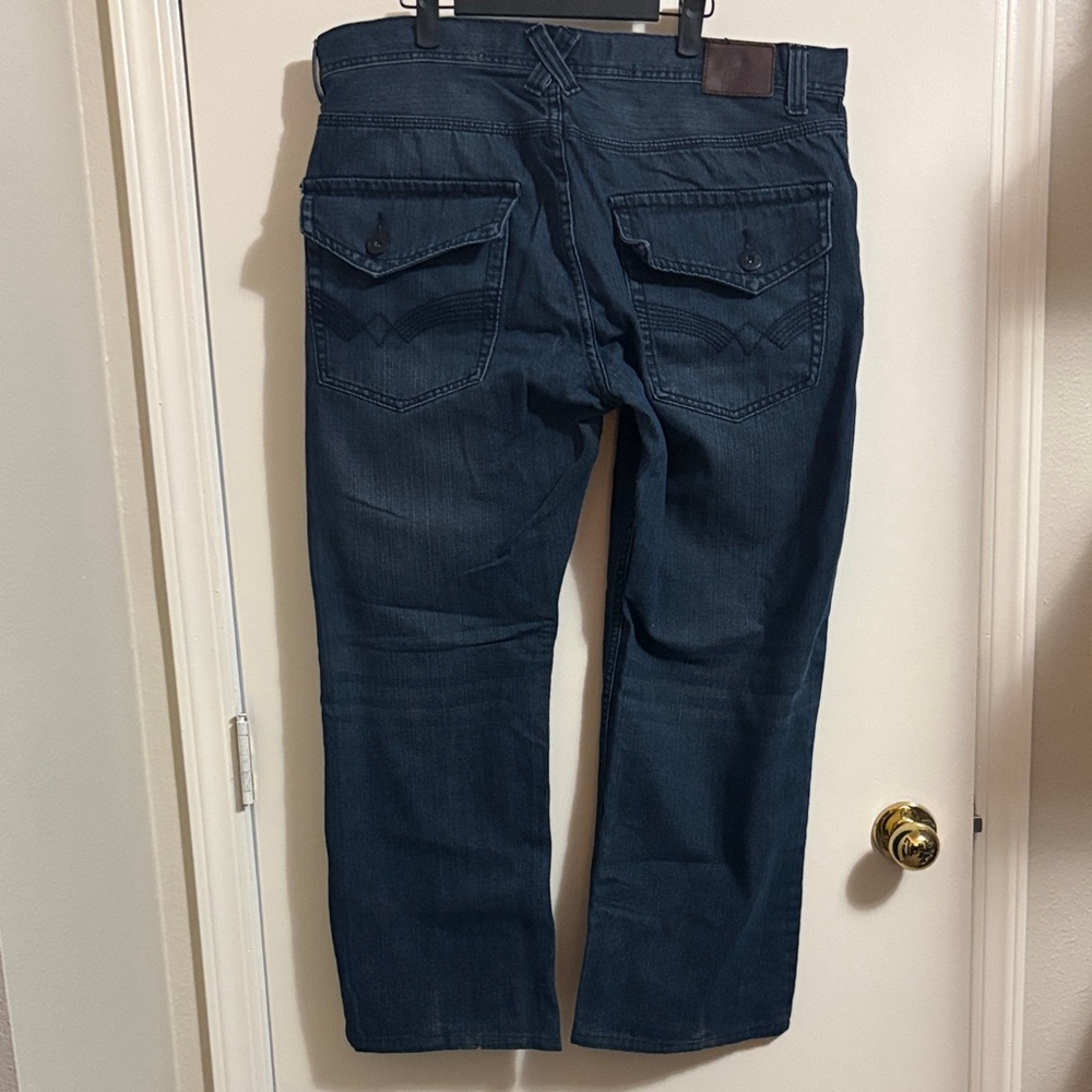 Men's Relaxed Fit Jeans in Deep Blue